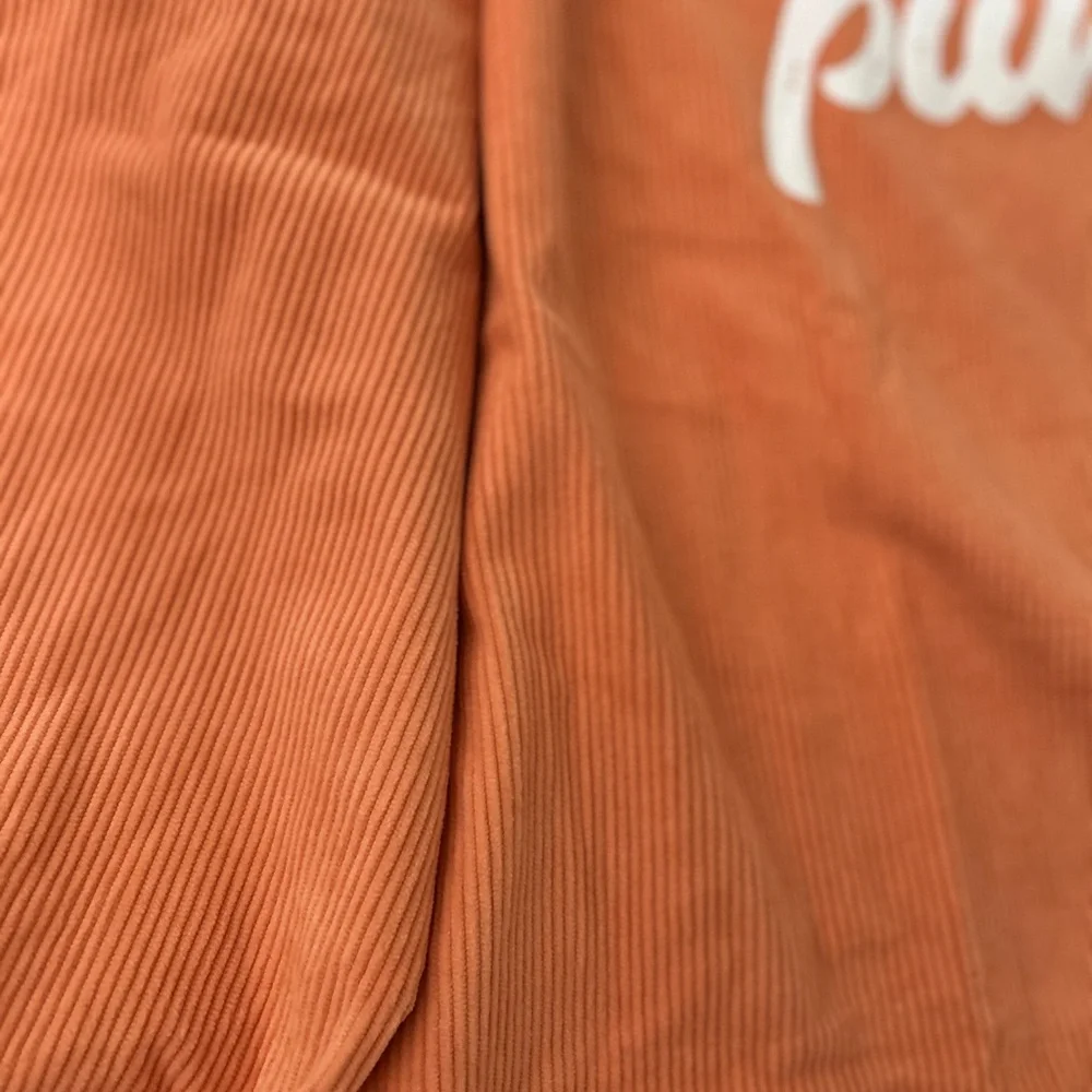 Cozy‎ whatever spices your pumpkin Orange Crew Neck corded Sweatershirt 2XL